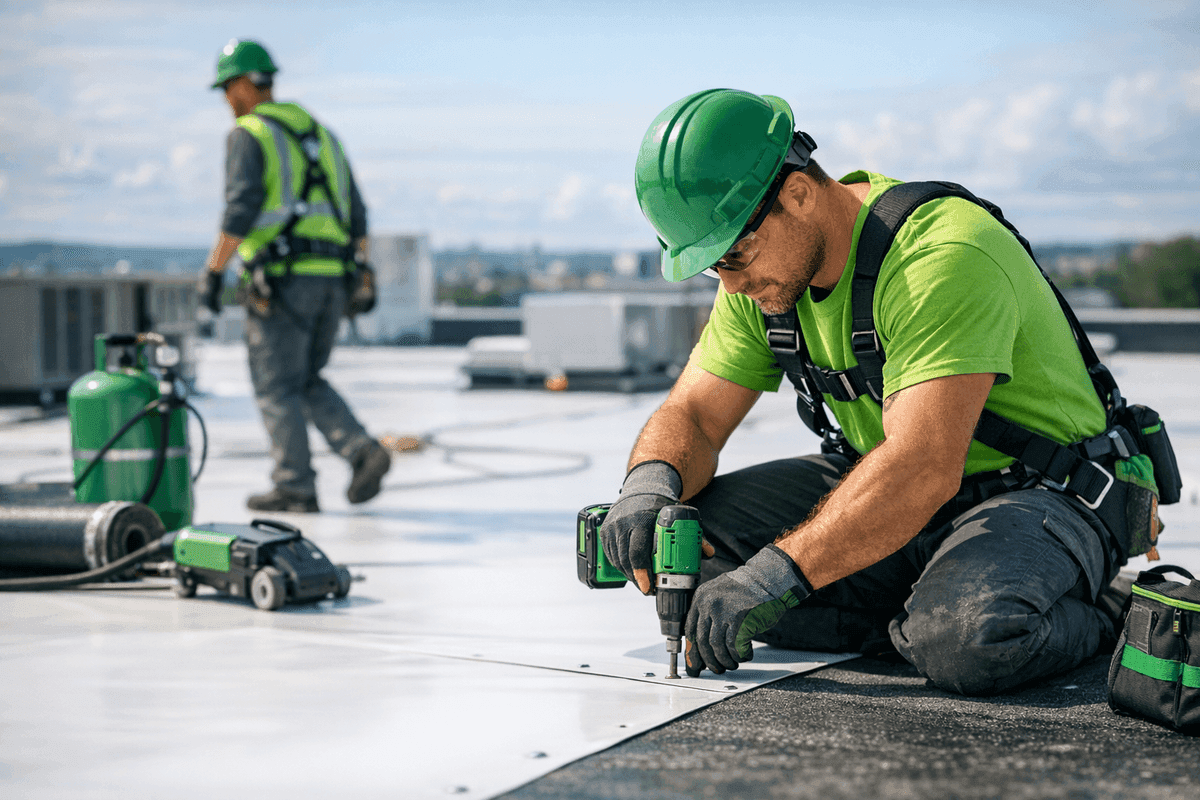 Commercial Roofing service by MacDowell Roofing