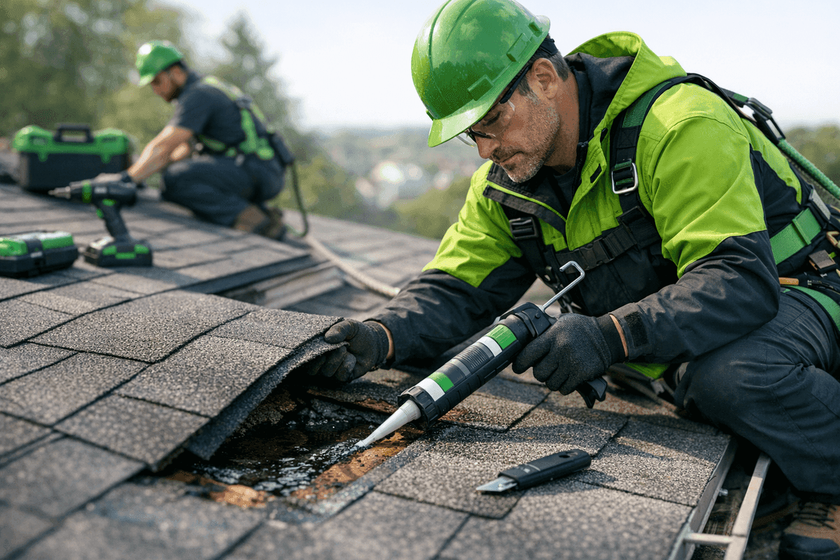 Leak Repair service by MacDowell Roofing