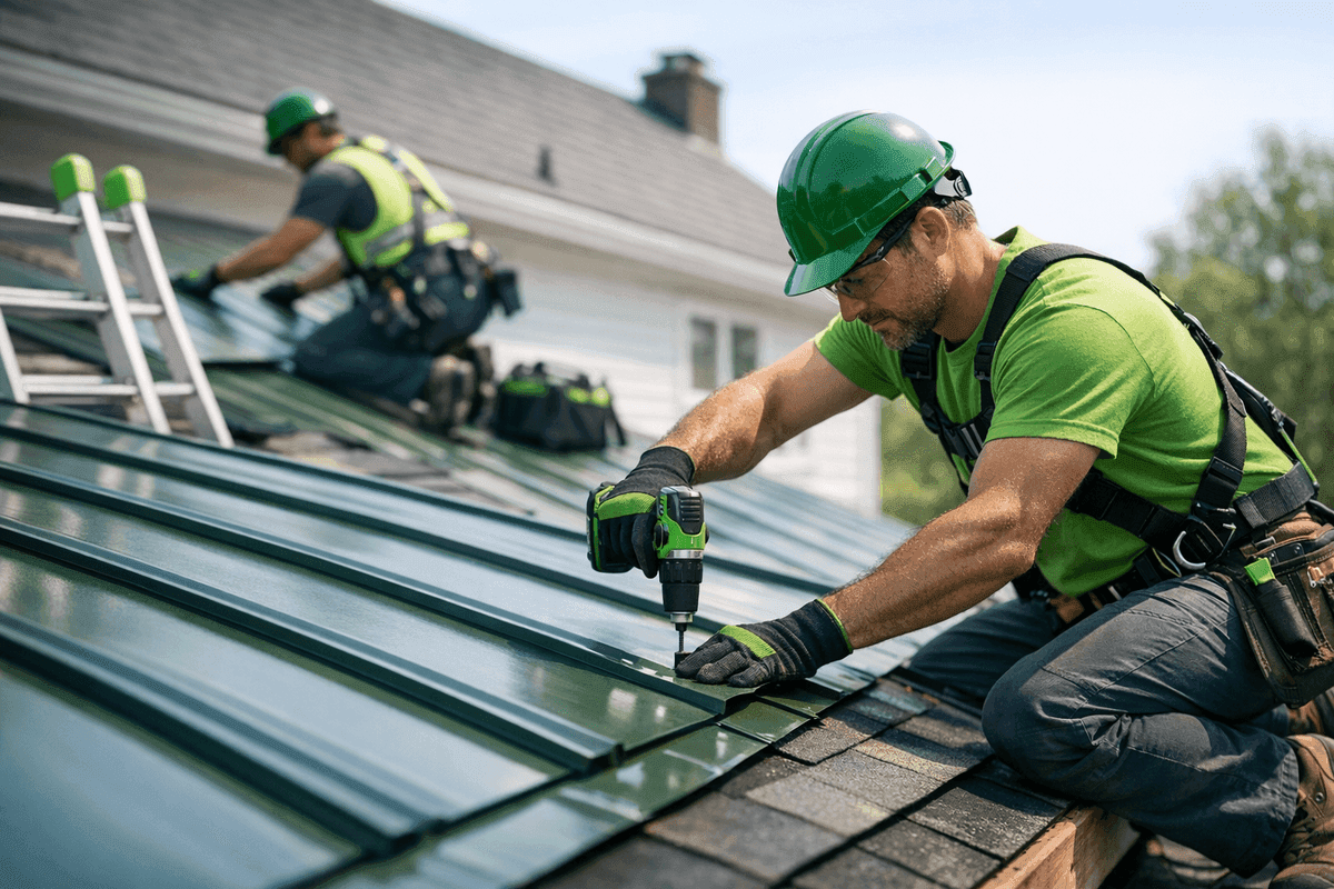 Metal Roofing service by MacDowell Roofing