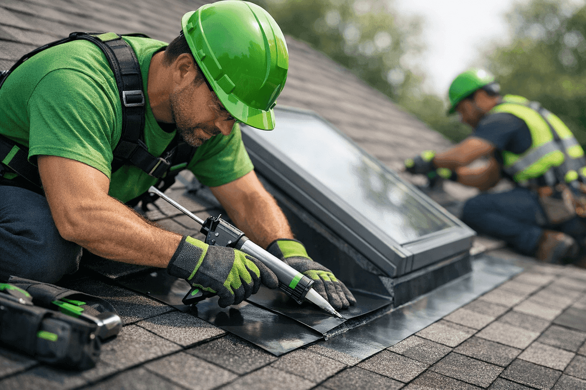 Roof Flashing Repair service by MacDowell Roofing