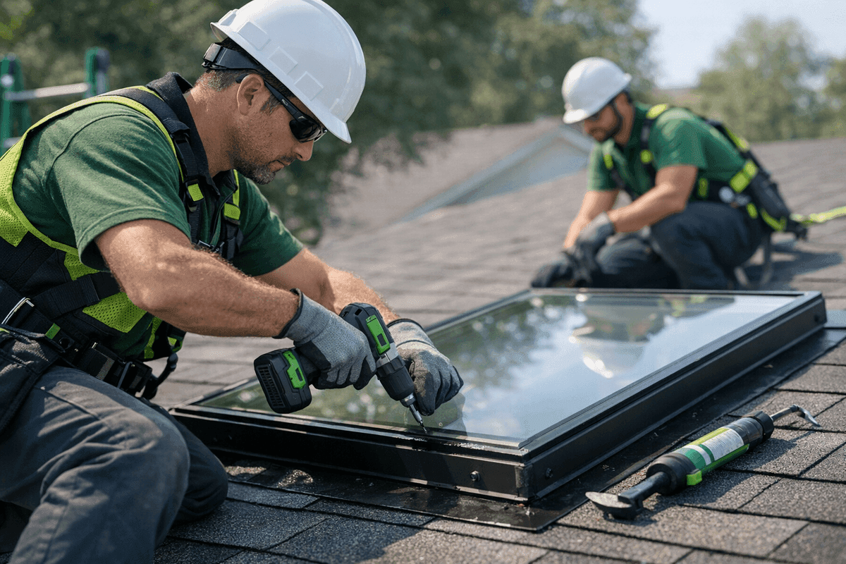 Skylight Repair service by MacDowell Roofing