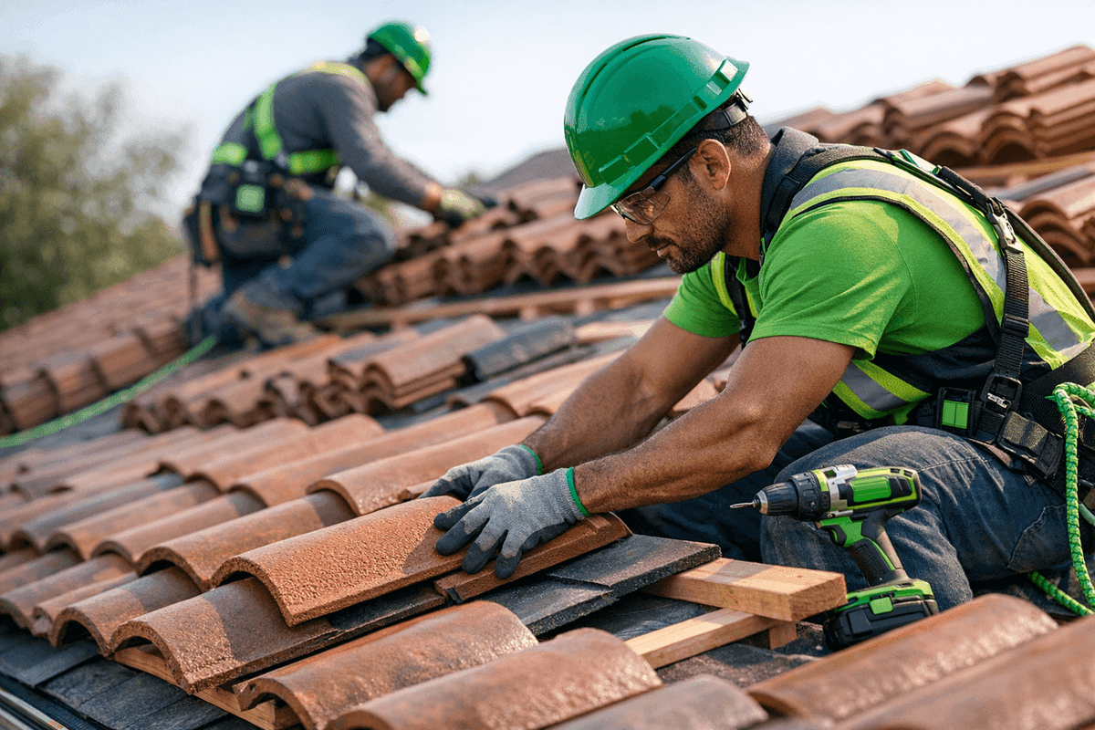 Tile Roofing service by MacDowell Roofing
