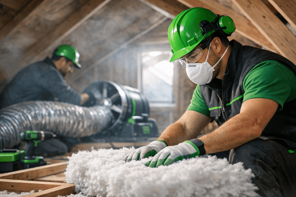 Ventilation & Insulation service by MacDowell Roofing